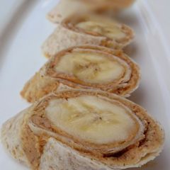 A picture of Banana And Peanut Butter Tortilla.