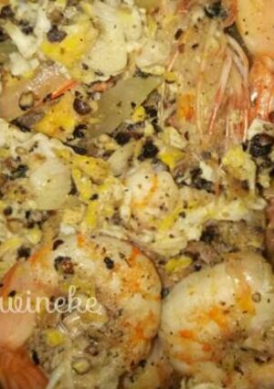Foto resep Udang Telur Lada Hitam