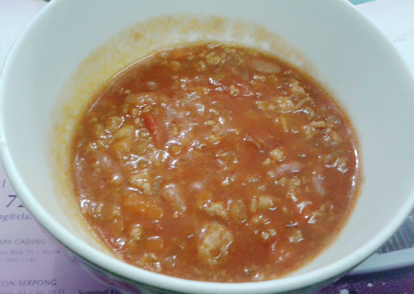 sup babi kacang merah