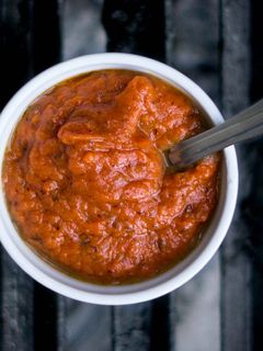 Una foto de Salsa de tomates a la parrilla