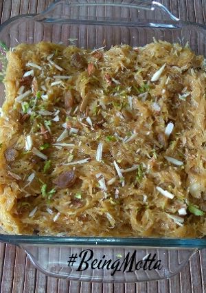 A picture of Sweet wheat sevaiyan.