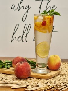 صورة لوصفة موهيتو الخوخ