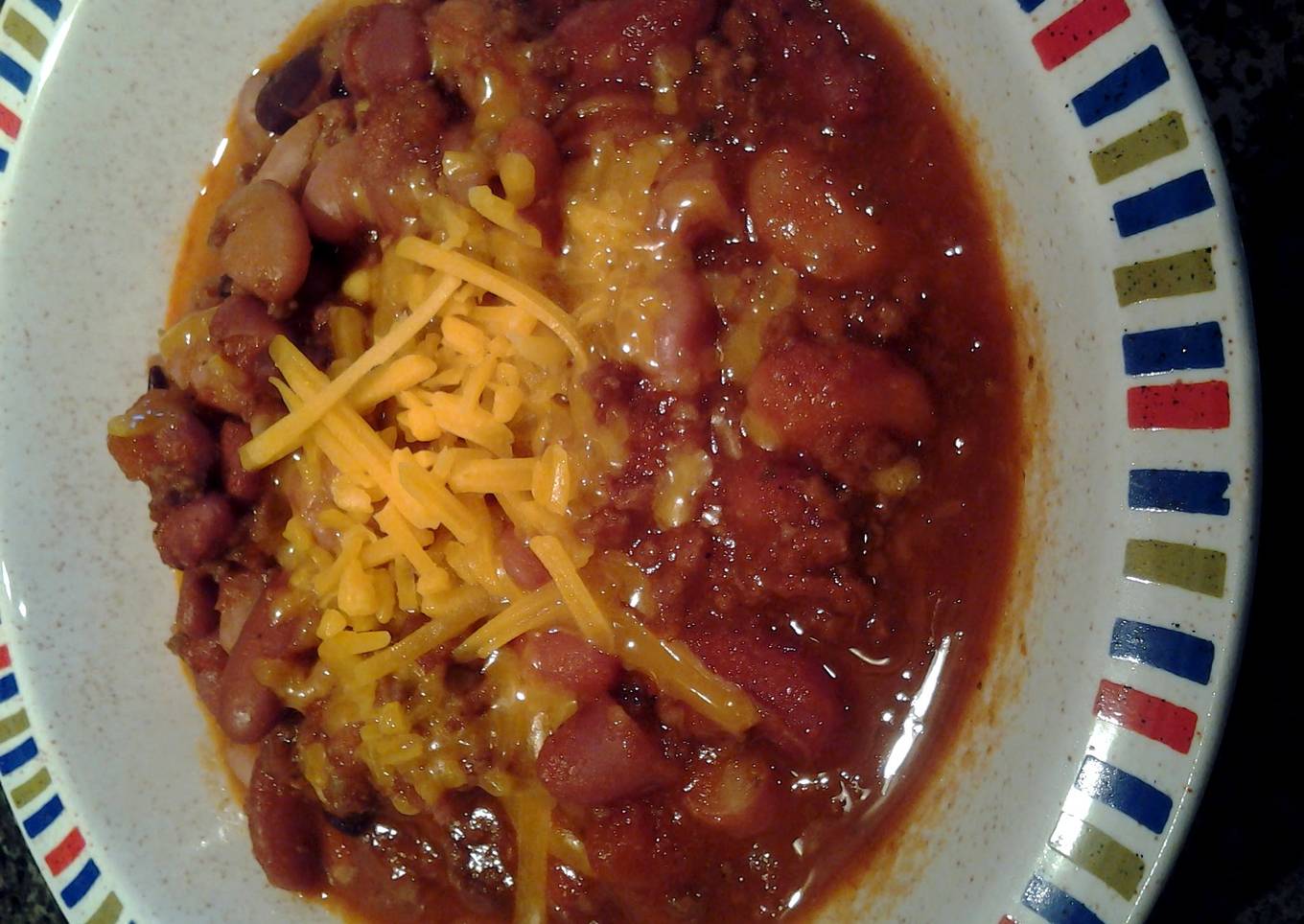 Chili in a pan