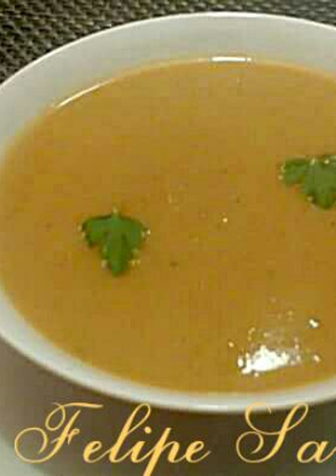 Una foto de Crema de verduras asadas
