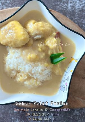 Gambar Bubur Pulut Durian