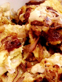 A picture of Bakkwa omelet.