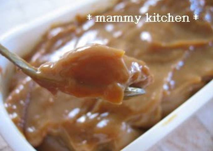Quick Caramel Cream with a Pressure Cooker