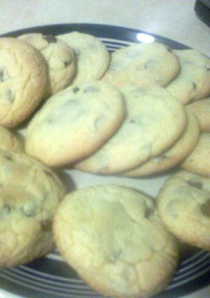 A picture of Easiest Chocolate Chip Cookies Ever.