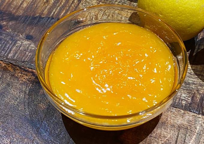 Homemade lemon curd 🍋 - Only 4 basic ingredients needed!