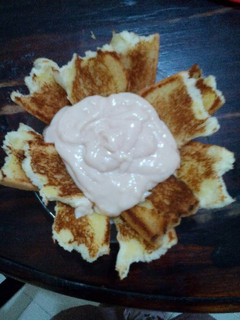 Foto resep Bread Toast with Strawberry Cheese Cream