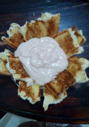 Foto resep Bread Toast with Strawberry Cheese Cream