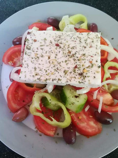Una foto de Ensalada griega