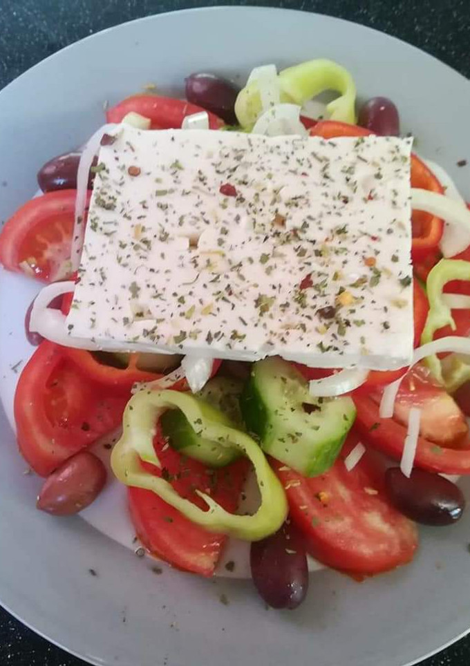 Una foto de Ensalada griega