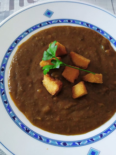 Una foto de Puré de lentejas