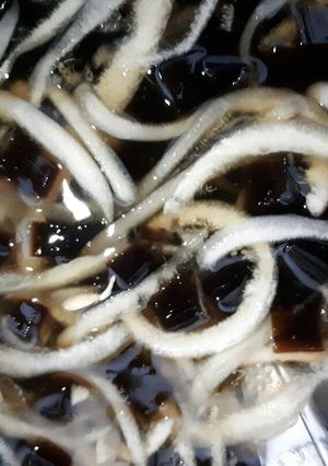 Foto resep Es blewah mix cincau hitam