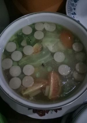 Foto resep Sop sosis segar