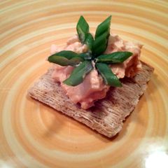 A picture of Anitas lobster dip.