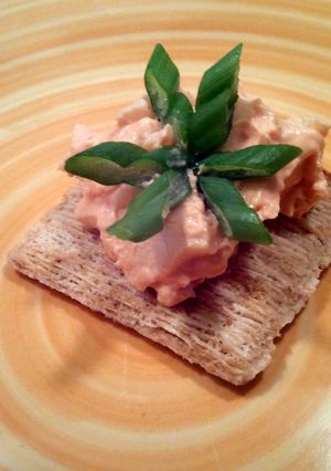 A picture of Anitas lobster dip.