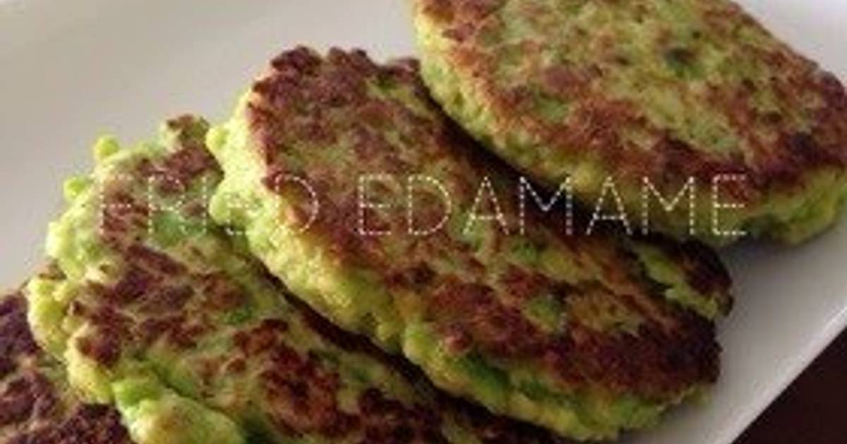 Large PanFried Edamame Patties Recipe by cookpad.japan Cookpad