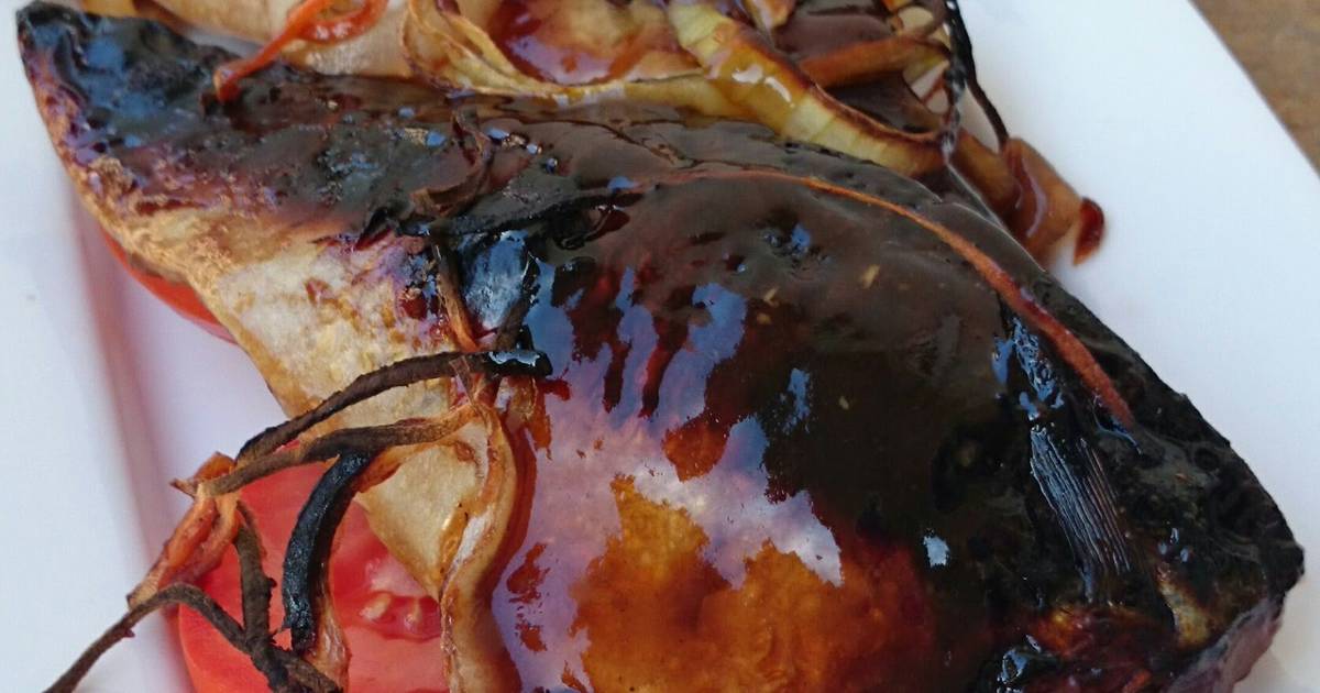Baked Mackerel In BBQ Sauce Recipe by Lyii G Cookpad