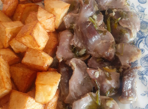 Una foto de Mollejas de pollo