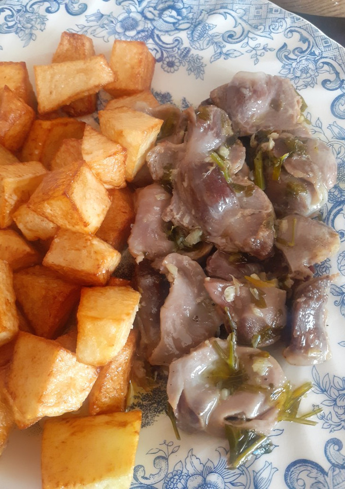 Una foto de Mollejas de pollo