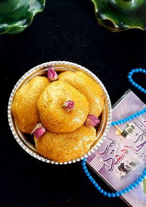 عکسی از دستور حلوای اوماج با عطر رازیانه