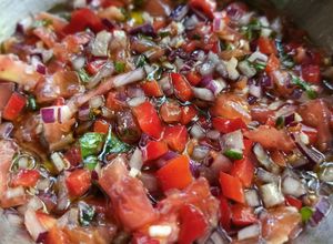 Una foto de Salsa criolla