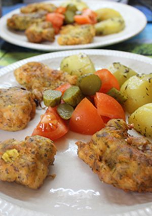 Foto principal de Pollo con patatas al microondas