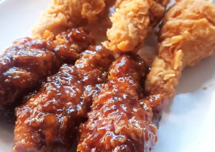 Langkah Mudah untuk Menyiapkan Korean Chicken, Sempurna