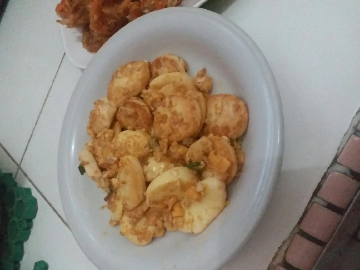 Langkah Gampang Membikin Resep 9. Tofu telur asin yang Uenak Anti Ribet, Mantap