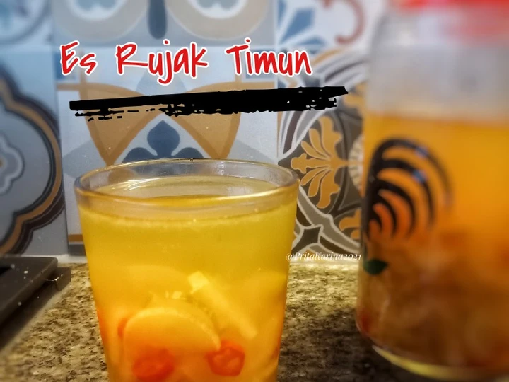 Langkah Gampang Menyiapkan Resep Es Rujak Timun yang Lezat Sekali Anti Ribet, Bikin Ngiler