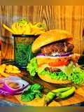 Double Decker Beef Burger