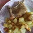 Costeleta de cerdo con papas