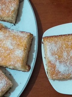 صورة لوصفة كيكة جوز الهند والمعجون 🥥🥥