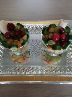 عکسی از دستور سالاد میوه