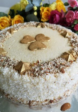 O poză a rețetei Tort Raffaello.