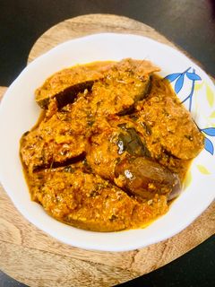 दही वाले बैंगन रेसिपी मुख्य फोटो