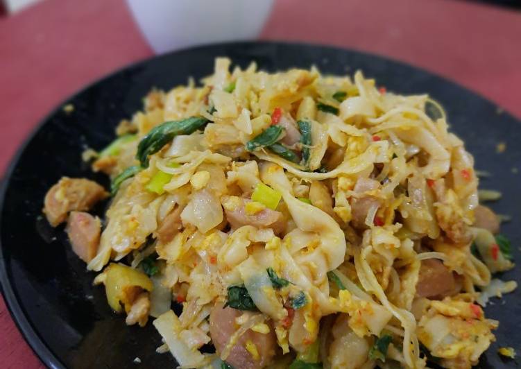 Resep masakan Kwetiaw sosis | Bahan Membuat Kwetiaw sosis Yang Menggugah Selera