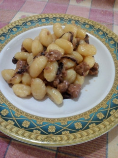 Foto di Gnocchi radicchio e salsiccia