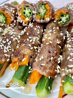 日式汁燒牛肉卷 Japanese beef roll 的食譜成品照片