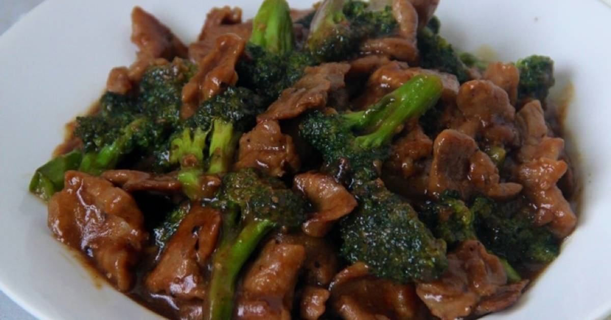 Resep Daging Sapi Brokoli Lada Hitam Paling Mudah dan Enak