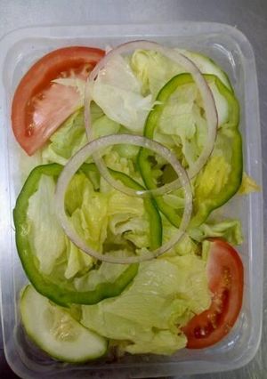 A picture of Simple Garden salad #vegetable contest.
