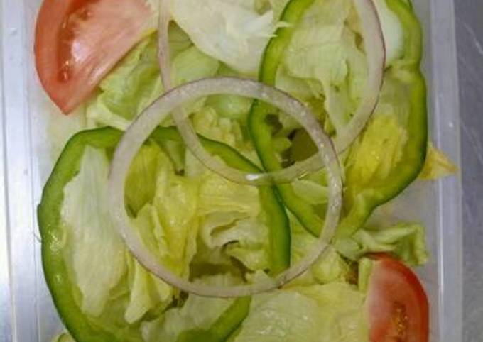 Step-by-Step Guide to Make Homemade Simple Garden salad #vegetable contest