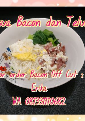 Foto resep Misua Kuah dengan Bacon dan Telur