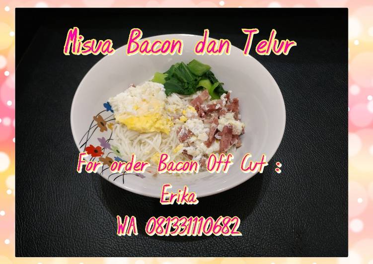 Resep Misua Kuah dengan Bacon dan Telur yang Bisa Manjain Lidah