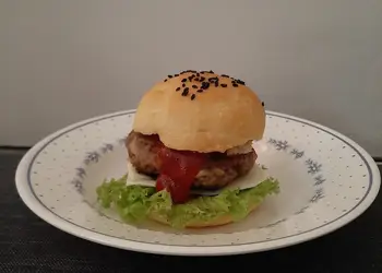 Siap Saji Burger Bun (tanpa telur) Praktis Enak