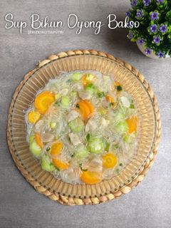 Foto resep Sup Bihun Oyong Bakso