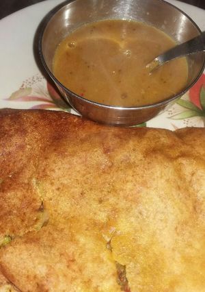 A picture of Dosa Sambhar.