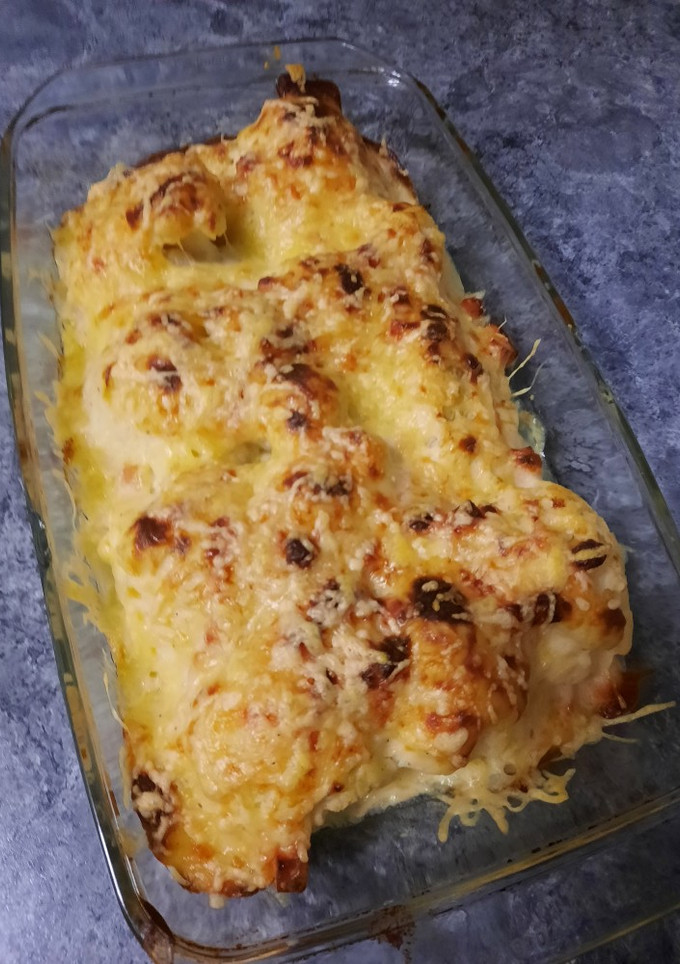 Una foto de Coliflor gratinada con bechamel